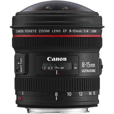 Canon EF 8-15mm f4.0 L USM Fisheye Lens