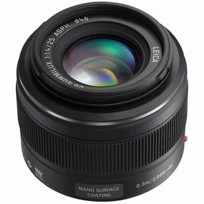 Panasonic 25mm f1.4 Leica DG Micro Four Thirds lens