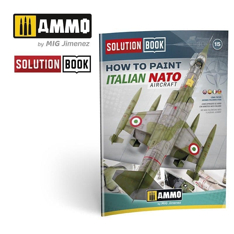 AMMO by Mig - How to Paint Italian NATO Aircraft - Solution Book # MIG-6525
