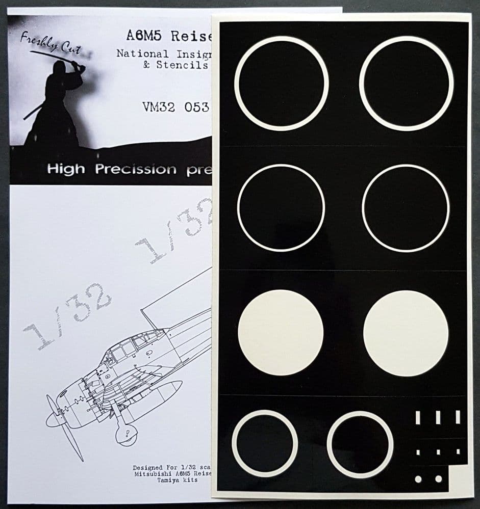 Dead Design Models 1/32 A6M5 Reisen National Insignia & Stencils # VM32053