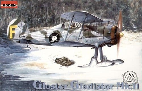 Roden 1/48 Gloster Gladiator Mk.II with Skis # 401