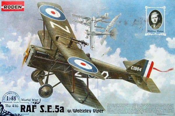 Roden 1/48 RAF S.E.5a with Wolseley Viper engine # 416