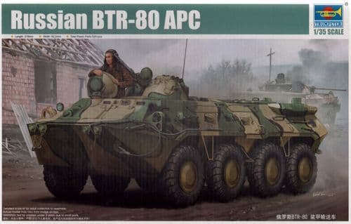 Trumpeter 1/35 Soviet BTR-80 APC # 01594
