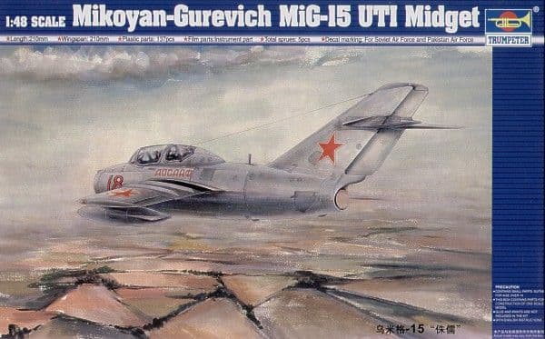Trumpeter 1/48 Mikoyan-Gurevich MiG-15UTI Midget # 02805