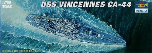 Trumpeter 1/700 05749 Model Kit USS Vincennes Ca-44 for sale online 