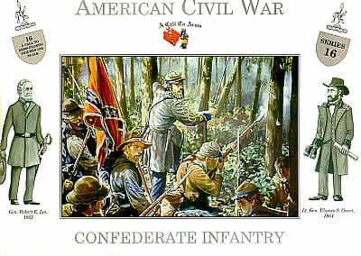 A Call To Arms 1/32 American Civil War Confederate Infantry # 3216