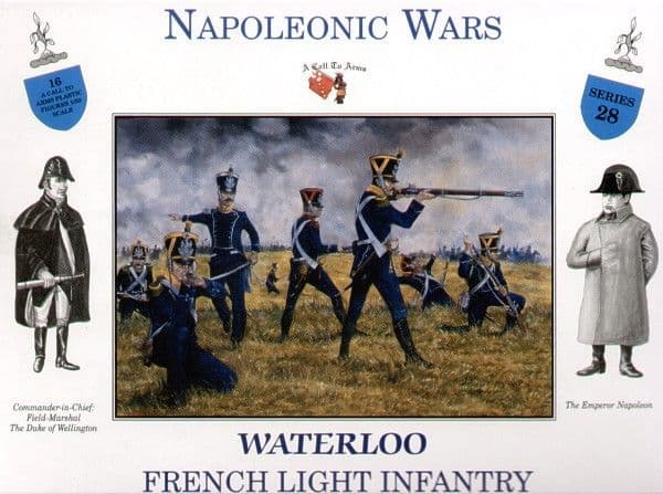 A Call to Arms 1/32 Napoleonic Wars Waterloo French Light Infantry # 3228