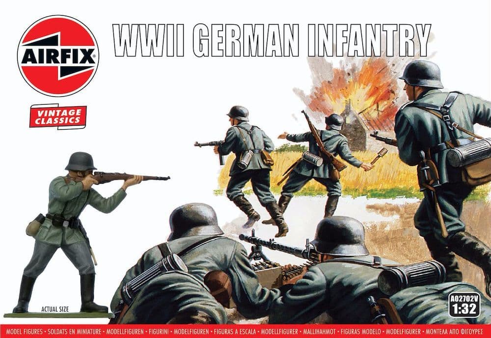 Airfix Vintage Classic 1/32 WWII German Infantry # A02702V