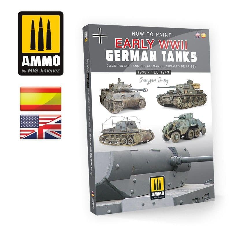 Ammo by Mig - How to Paint Early WWII German Tanks 1936 - Feb 1943 (Multilingual) # MIG-6037