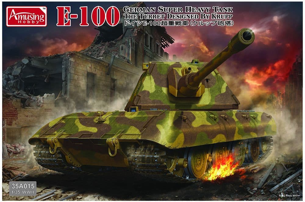 Amusing Hobby 1/35 E-100 German Super Heavy tank # 35A015