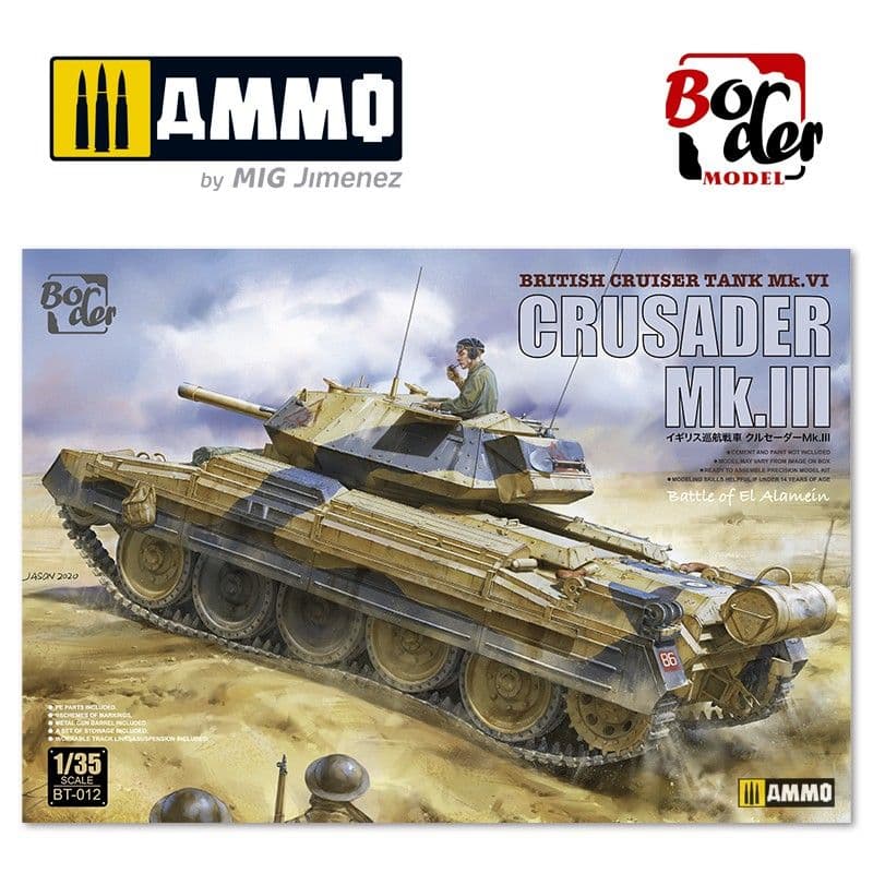 Border 1/35 Crusader Mk.III British Cruiser Tank Mk. VI # BT012