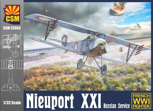Copper State Models 1/32 Nieuport XXI in Russian Service # 32-003