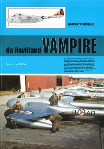 de Havilland Vampire - By W. A. Harrison