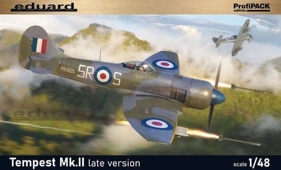 Eduard 1/48 Hawker Tempest Mk.II Late Version ProfiPACK Edition # K82125