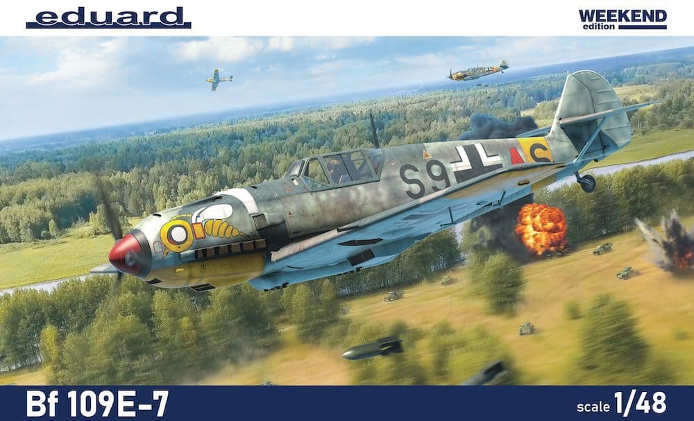 Eduard 1/48 Messerschmitt Bf-109E-7 Weekend Edition # K84178