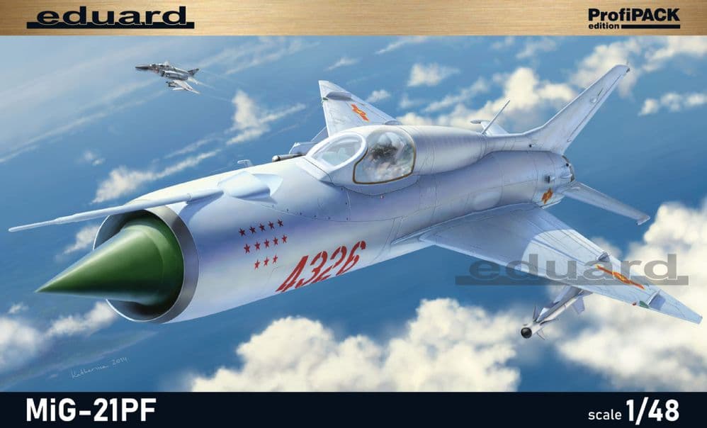 Eduard 1/48 Mikoyan MiG-21PF ProfiPACK Edition # K8236