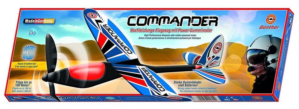 Gunther - Commander - Rubber Powered Airplane # 1615