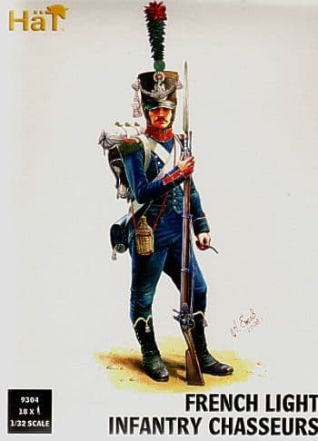 HaT 1/32 Napoleonic French Light Infantry Chasseurs # 9304