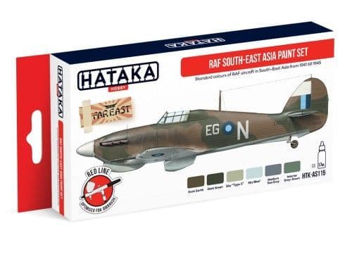 Hataka - RAF South-East Asia Acrylic Paint Set # HTK-AS115