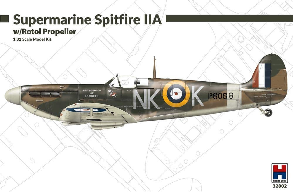 Hobby 2000 1/32 Supermarine Spitfire Mk.IIA with Rotol Propeller # 32002