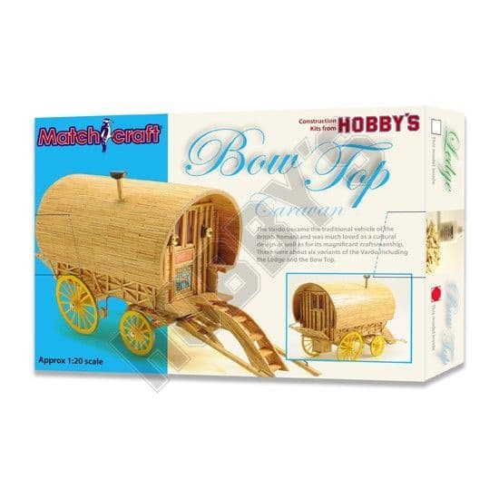 Hobby's Matchcraft - Bow Top Caravan Matchstick Kit # 11496