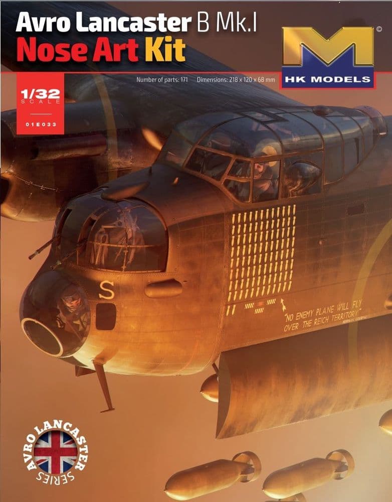Hong Kong Models 1/32 Avro Lancaster B.Mk.I Nose Art Kit # 01E33