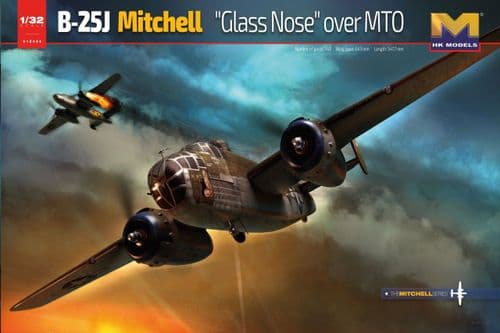 Hong Kong Models 1/32 North American B-25J Mitchell 'Glass Nose' over MTO # 01E24