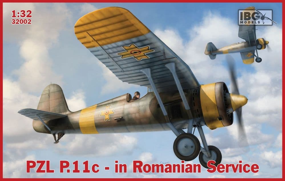 IBG 1/32 PZL P.11c Fighter in Romanian Service # 32002
