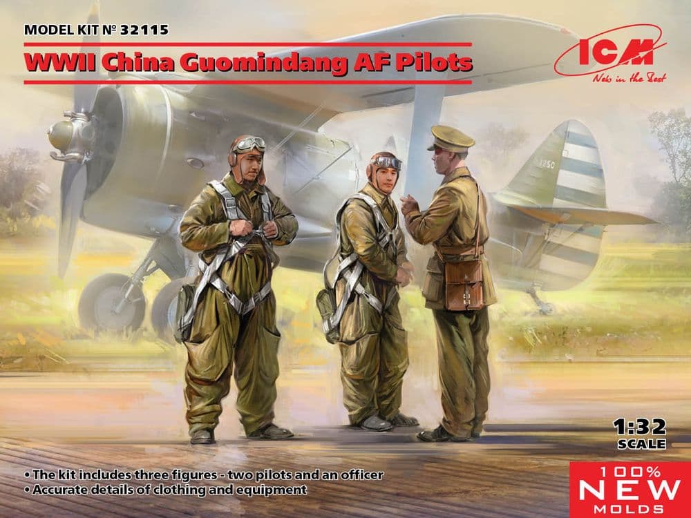 ICM 1/32 WWII China Guomindang AF Pilots # 32115