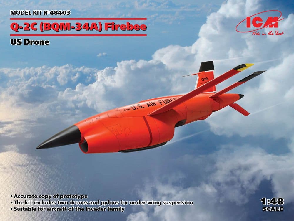 ICM 1/48 Q-2C (BQM-34A) Firebee, US Drone # 48403