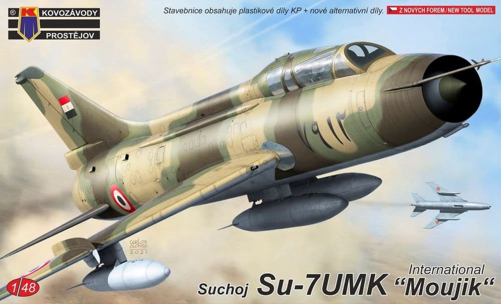 Kovozavody Prostejov 1/48 Sukhoi Su-7UMK 'Moujik International' # 4820