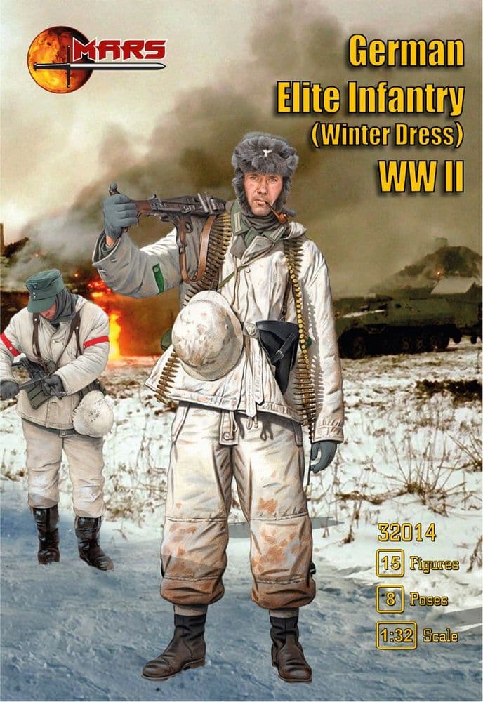 Mars 1/32 German Elite Infantry (Winter Dress) WWII # 32014