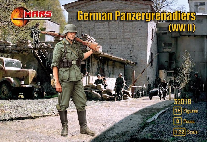 Mars 1/32 German Panzergrenadiers (WWII) # 32018