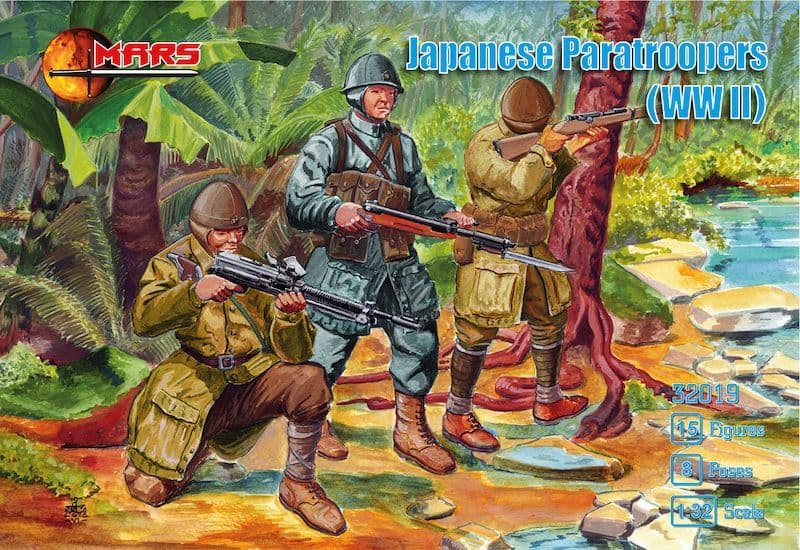 Mars 1/32 Japanese Paratroopers (WWII) # 32019