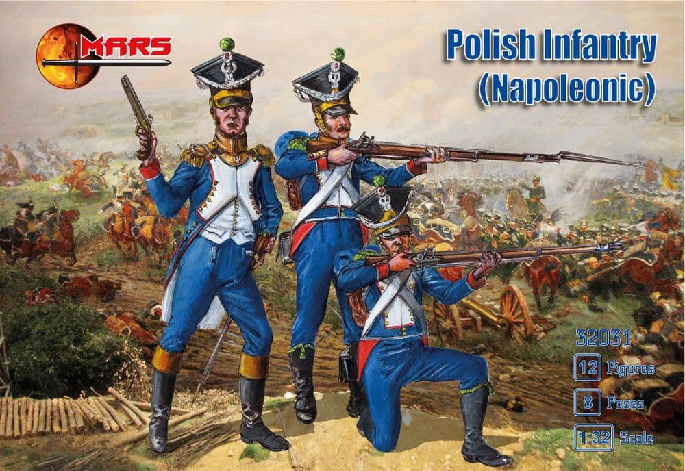 Mars 1/32 Polish Infantry Napoleonic # 32031