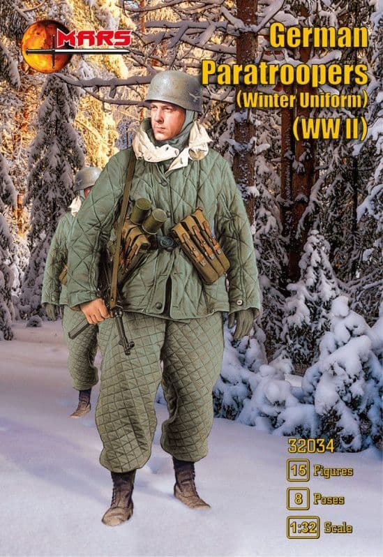 Mars 1/32 WWII German Paratroopers (Winter Uniform) # 32034