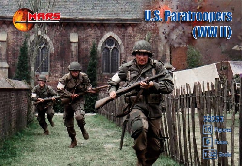 Mars 1/32 WWII U.S. Paratroopers # 32033