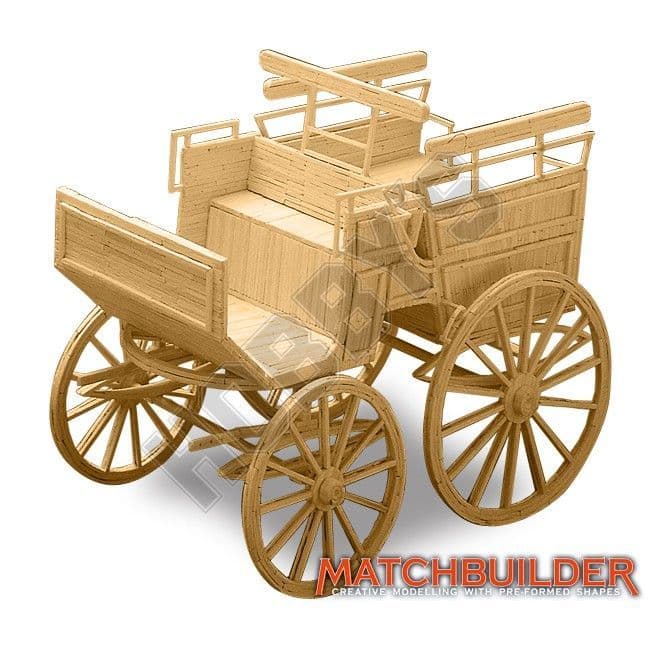 Matchbuilder - Wagonette Matchstick Kit # 6115