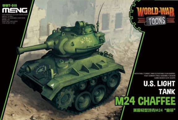 Meng - M24 Chaffee U.S. Light Tank World War Toon # WWT-018