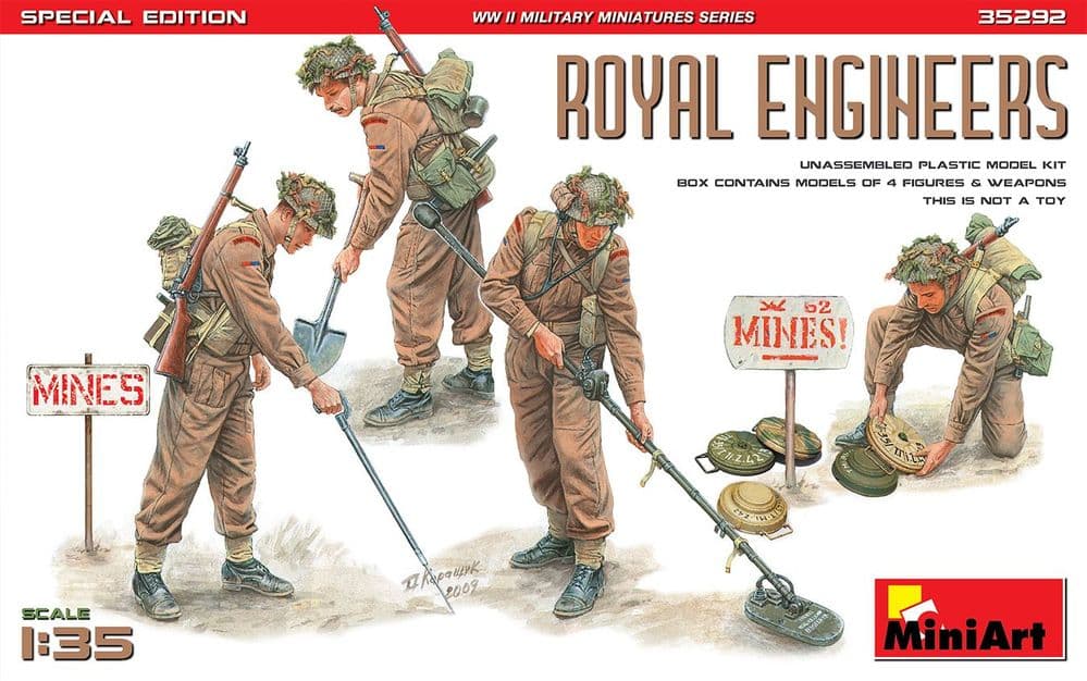 Miniart 1/35 Royal Engineers (Special Edition) # 35292