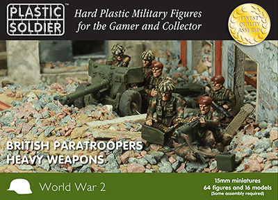 Plastic Soldier 15mm British Paratroopers Heavy Weapons # WW2015