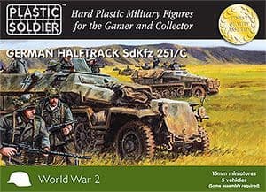 Plastic Soldier 15mm German Halftrack SdKfz 251/C # WW2V15003