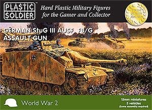 Plastic Soldier 15mm German StuG III Ausf. F8/G Assault Gun 5 Ve