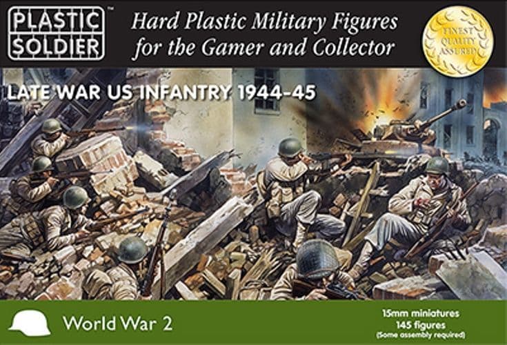 Plastic Soldier 15mm Late War US Infantry 1944-45 # WW2015006
