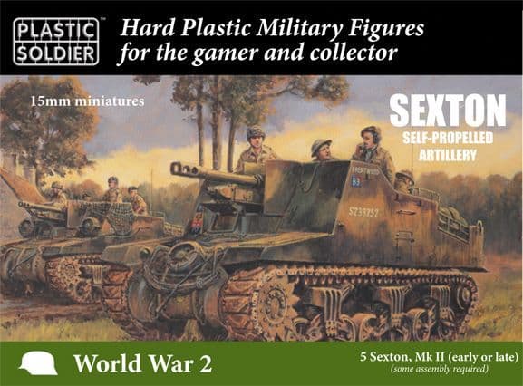 Plastic Soldier 15mm Sexton Self-Propelled Artillery # WW2V15035