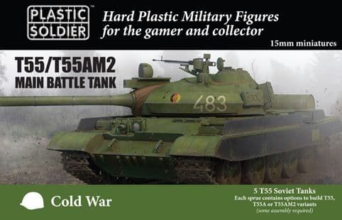 Plastic Soldier 15mm T55/T55AM2 Main Battle Tank # MODV15001