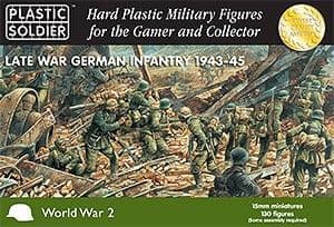 Plastic Soldier 15mm WWII German Infantry 1943-45 # WW2015002