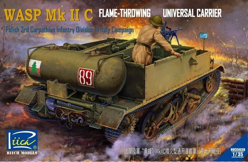 Riich Models 1/35 Wasp Mk.IIC Flame-Throwing Universal Carrier # RV35039
