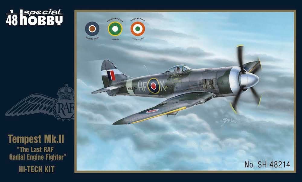 Special Hobby 1/48 Hawker Tempest Mk.II "The Last RAF Radial Engine Fighter" Hi-Tech # 48214