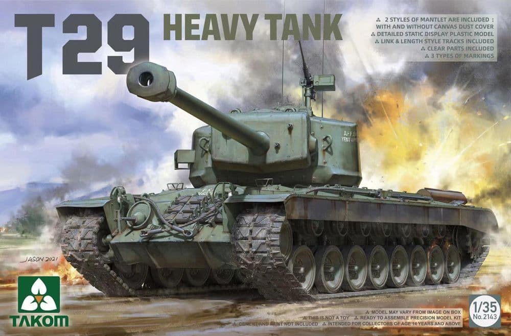 Takom 1/35 T29 Heavy Tank # 02143